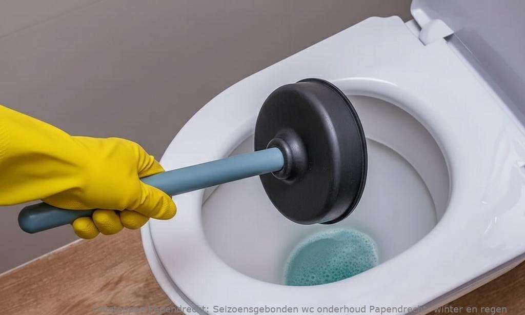 Seizoensgebonden wc onderhoud Papendrecht: winter en regen
